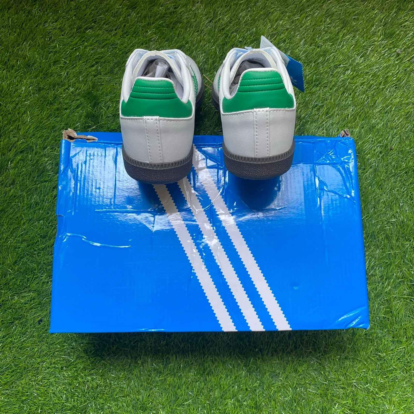 Adidas Samba OG Brancas Verdes | Tamanho 39 | Novas | Com Caixa – photo 4